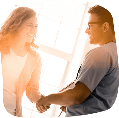 Doctor Shaking Hands with Patient